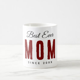 Caneca De Café Melhor Mãe Desde O 20XX Moderno E Simples Pré-Disq