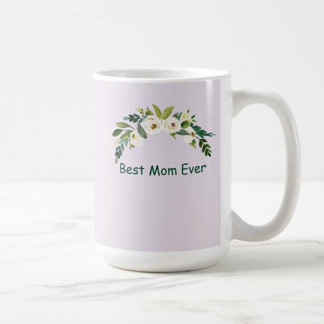 Caneca De Café Melhor Mãe Dia de as mães Mug (Direita)