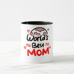 Caneca de Café Melhor Mãe do Mundo 