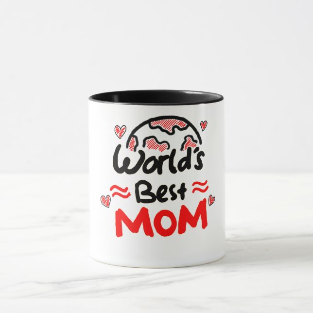 Caneca de Café Melhor Mãe do Mundo  (Centro)