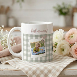 Caneca De Café Melhor Mãe do Mundo Colagem de Fotos
