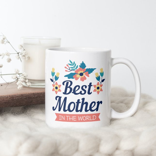 Caneca De Café Melhor Mãe do Mundo | Dia de as mães Café Mug (Criador carregado)