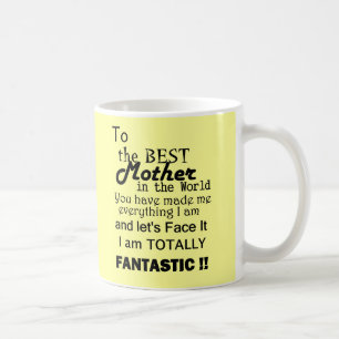 Caneca De Café Melhor Mãe do Mundo Engraçado
