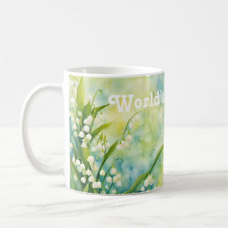 Caneca De Café Melhor mãe do mundo, flores do mês de maio