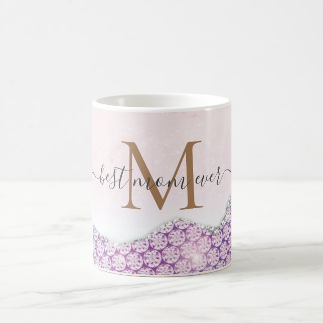Caneca De Café Melhor Mãe do Mundo,  Personalize Nome da Mãe (Centro)