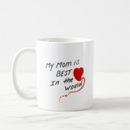 Caneca De Café melhor mãe feliz dia de as mães simples manuscrito