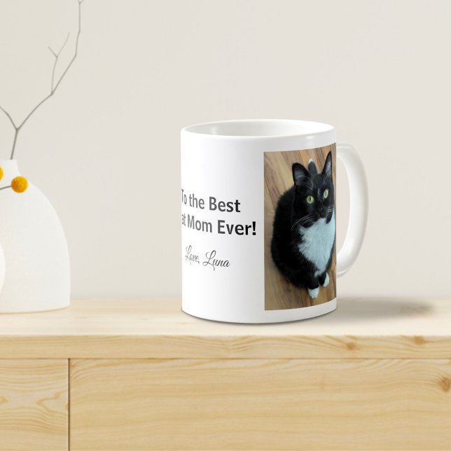 Caneca De Café Melhor Mãe Gato Alguma Vez Fotografar Mug (Criador carregado)
