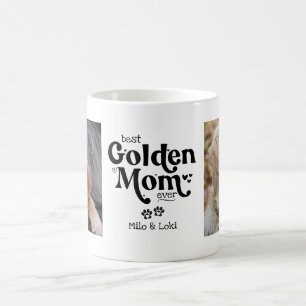Caneca De Café Melhor Mãe Golden Retriever de Todos os Tempos Gol