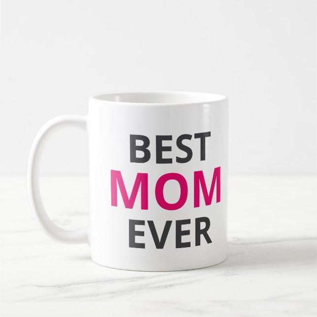 Caneca De Café MELHOR MÃE JÁ Clássica Mug, 11 oz (Esquerda)