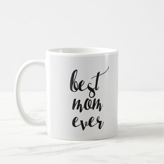 Caneca De Café Melhor Mãe já Personalizada Mug de Fotografia (Esquerda)
