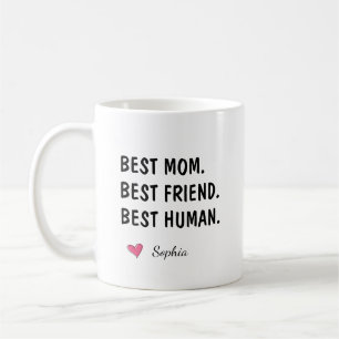 Caneca De Café Melhor Mãe Melhor Amiga Melhor Humano Personalizad