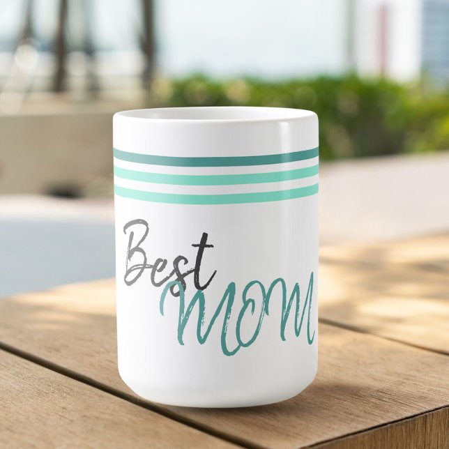Caneca De Café Melhor Mãe Moderna Dia das Mães (Criador carregado)