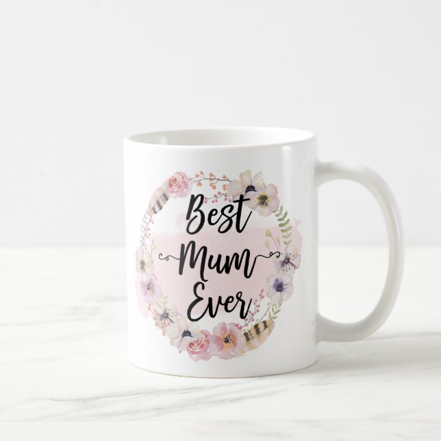 Caneca De Café Melhor Mãe Nunca (Direita)