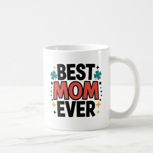 Caneca De Café Melhor. Mãe. Nunca. (Direita)