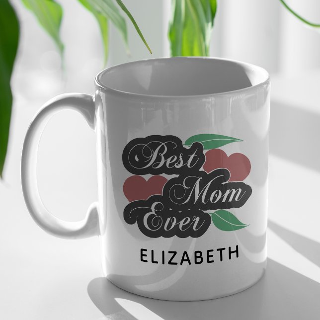 Caneca De Café Melhor Mãe Nunca Moderna Dia de as mães de manuten (Criador carregado)