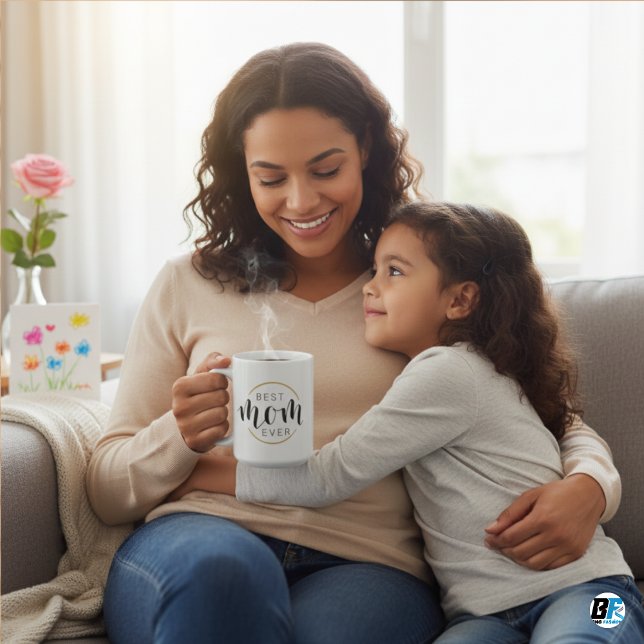 Caneca De Café "Melhor Mãe Nunca" Mug, um presente perfeito de Di (Criador carregado)
