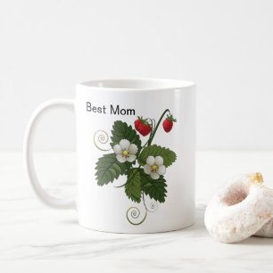 Caneca De Café Melhor mãe rosas