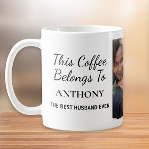Caneca De Café Melhor Marido Já Personalizado Foto