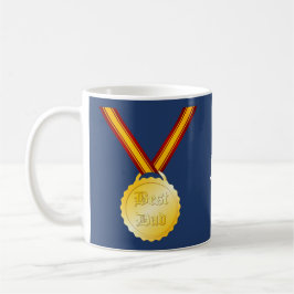 Caneca De Café Melhor Medalha do Pai Dia dos Pais