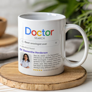 Caneca De Café Melhor Médico de Sempre Procure Com Foto & Mensage