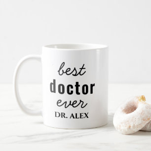 Caneca De Café Melhor Médico de Todos os Tempos Agradecimento Obr