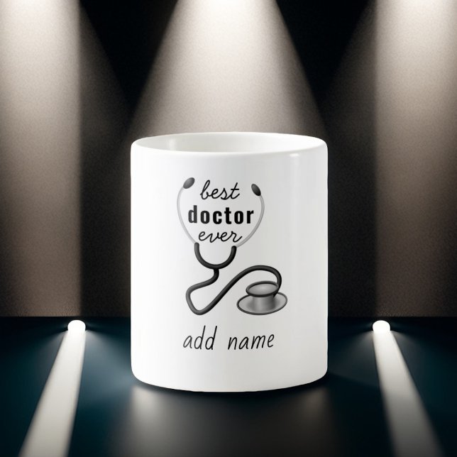 Caneca De Café Melhor Médico de Todos os Tempos Apreciação Melhor (Criador carregado)