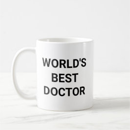 Caneca De Café Melhor Médico do Mundo Presente Engraçado para Col