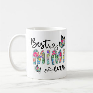 Caneca De Café Melhor Mimi Alguma Vez Cheira Decor De Flor Na Mul