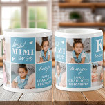 Caneca De Café Melhor MIMI Ever Personalizada 7 Avó de Colagem de<br><div class="desc">Apresentando o presente perfeito para o melhor MIMI de todos os tempos - uma caneca de café personalizada de colagem fotográfica! Esta na moda e caneca moderna apresentam espaço para 7 fotos especiais, criando um dom único e sentimental que qualquer mãe adoraria. Com a opção de adicionar um nome e...</div>