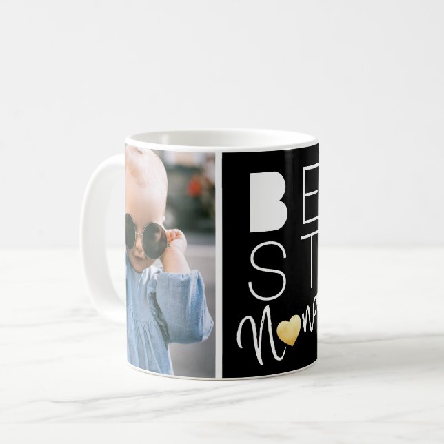 Caneca De Café Melhor Mug de Foto Nana 2 (Frente Esquerda)