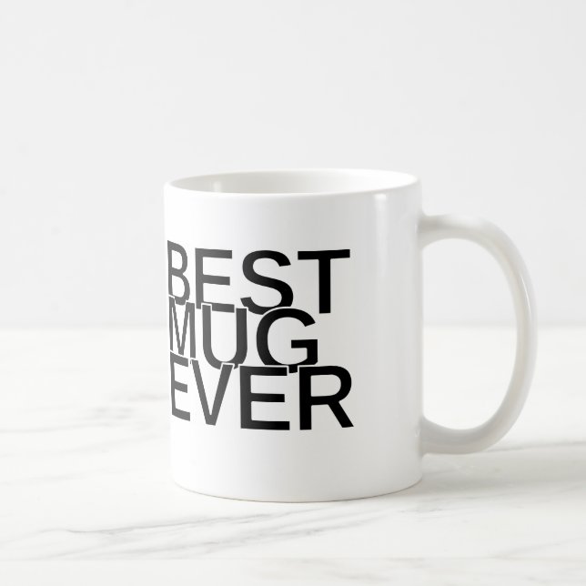 Caneca De Café Melhor Mug Nunca (Direita)