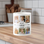 Caneca De Café Melhor NaNa nunca - Colagem de Fotos para Netos<br><div class="desc">Celebre o "Melhor NaNa nunca" com esta caneca personalizada de café fotográfica para netos. Este presente pensativo mostra uma bela coleção de fotos acalentadas capturando momentos especiais, complementada por uma mensagem sincera. Feito de cerâmica de alta qualidade, ele é seguro para a conveniência e a durabilidade tanto para micro-ondas quanto...</div>