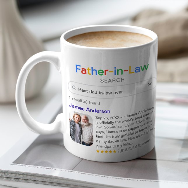 Caneca De Café Melhor Padre-Em-Lei Engraçado Busca e Foto (Criador carregado)
