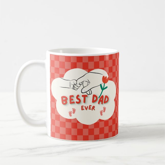 Caneca De Café melhor Pai (Esquerda)