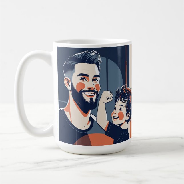 Caneca De Café Melhor Pai Alguma Vez Clássica - Ideia de presente (Esquerda)