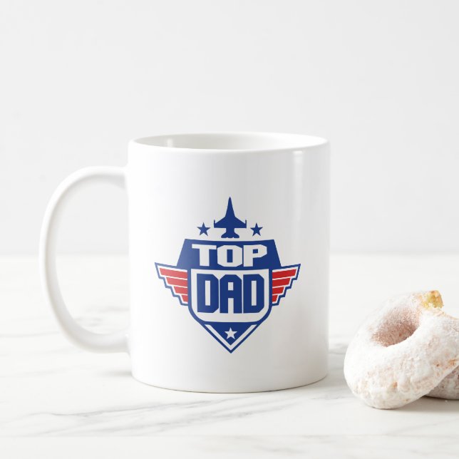 Caneca De Café Melhor Pai Avião (Com Donut)