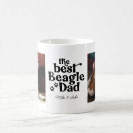Caneca De Café Melhor Pai Beagle 2 Modelo de Foto Coffee Mug