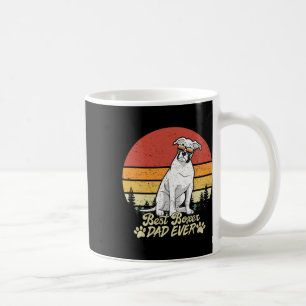 Caneca De Café Melhor Pai Boxer Branco de Todos os Tempos Vintage