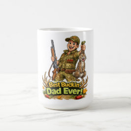 Caneca De Café Melhor pai caçador de todos os tempos, ideia de pr