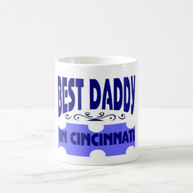 Caneca De Café Melhor pai da cidade de Cincinnati (Centro)