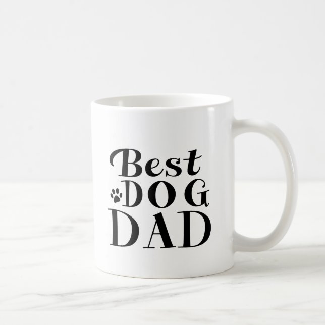 Caneca De Café Melhor Pai de Cachorro (Direita)