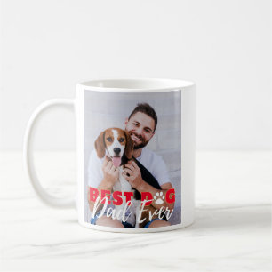 Caneca De Café Melhor Pai De Cachorro Alguma Vez Personalizado Fo