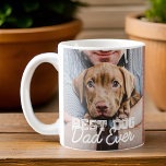 Caneca De Café Melhor Pai de Cachorro Alguma Vez Personalizado Fo<br><div class="desc">Este design simples e clássico é composto por tipografia serif e adiciona uma foto personalizada</div>