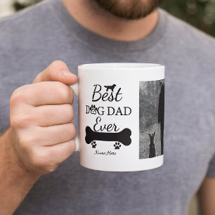 Caneca De Café Melhor Pai de Cachorro de Todos Foto Personalizada