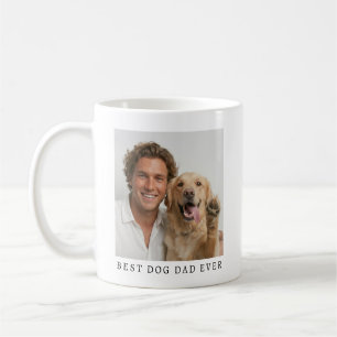 Caneca De Café Melhor Pai de Cachorro do Mundo Moderno com Foto P