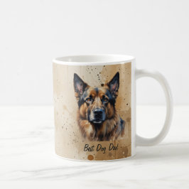 Caneca De Café Melhor Pai de Cachorro Pet cachorro Pastor Alemão