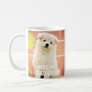 Caneca De Café Melhor Pai De Cães Alguma Vez Foto De Pet Divertid