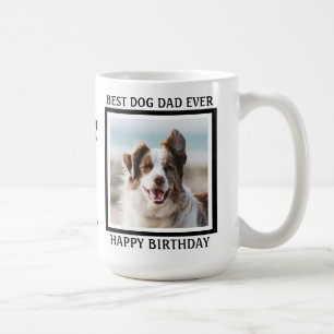 Caneca De Café Melhor Pai De Cães - Feliz Aniversário - Pai De 