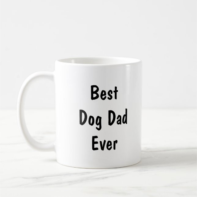 Caneca De Café Melhor Pai De Cão (Esquerda)