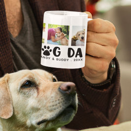 Caneca De Café MELHOR PAI DE CÃO DE TODOS Colagem de Fotos Person